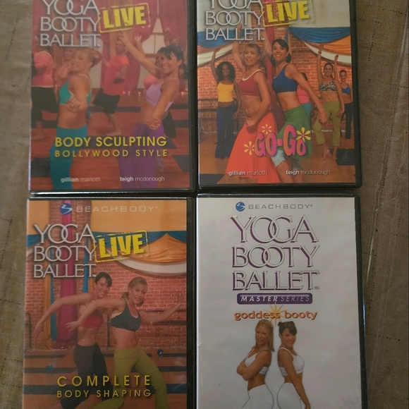 BEACH BODY YOGA BOOTY BALLET DVDS - Picture 1 of 2